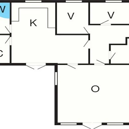 Holiday home 6 Person In Jerup